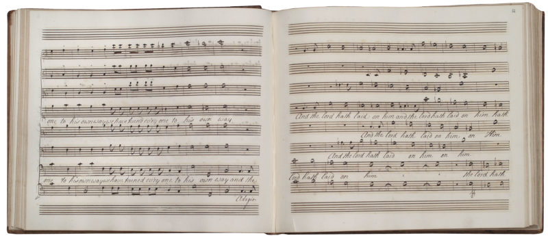 Fair copy of Messiah score by George Frideric Handel © Coram in the care of the Foundling Museum