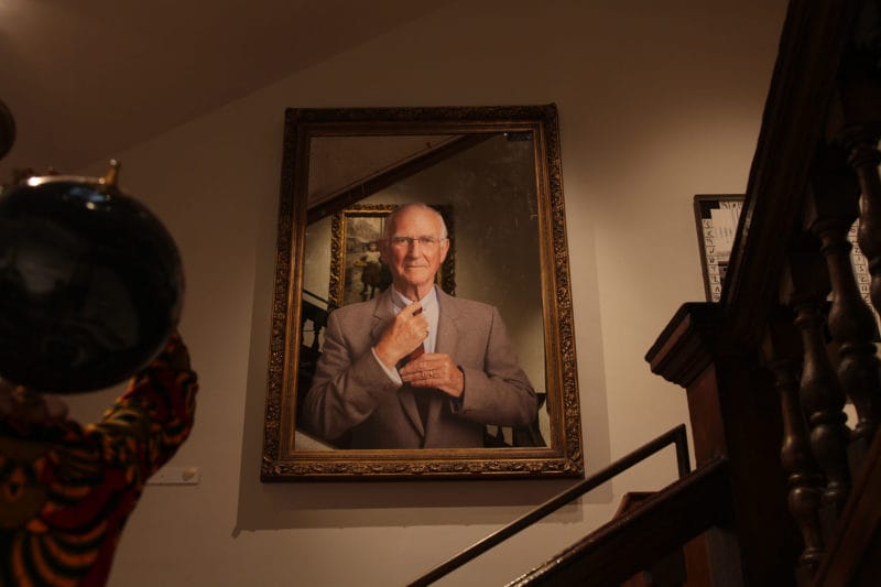 Portrait of John Caldicott © Mahtab Hussain, July 2021