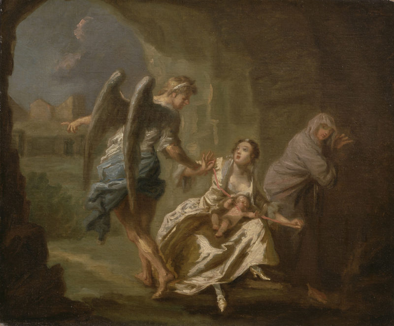 Joseph Highmore, The Angel of Mercy, c1746. Yale Center for British Art, Paul Mellon Collection