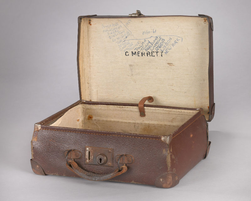 Suitcase belonging to George Merrett © The Foundling Museum
