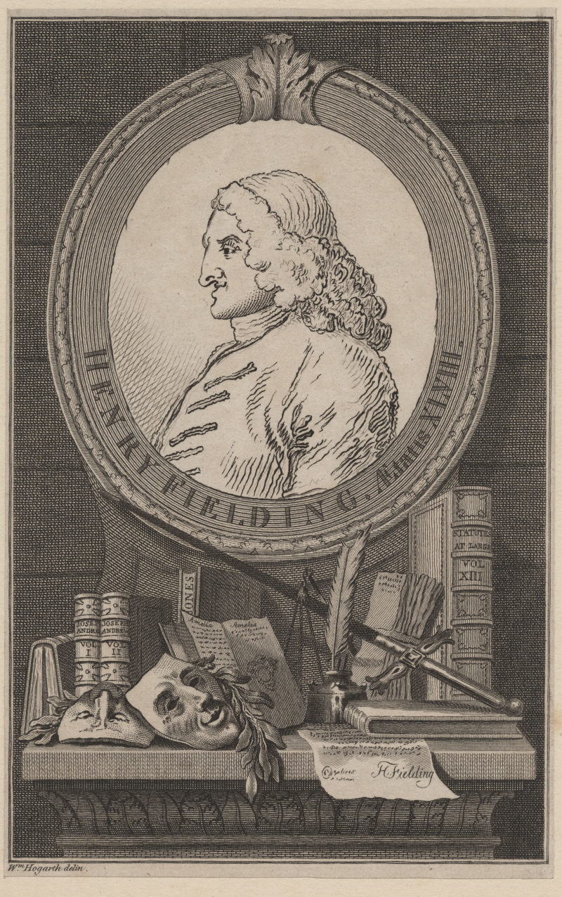 William Hogarth, Henry Fielding, c1754 © Gerald Coke Handel Foundation