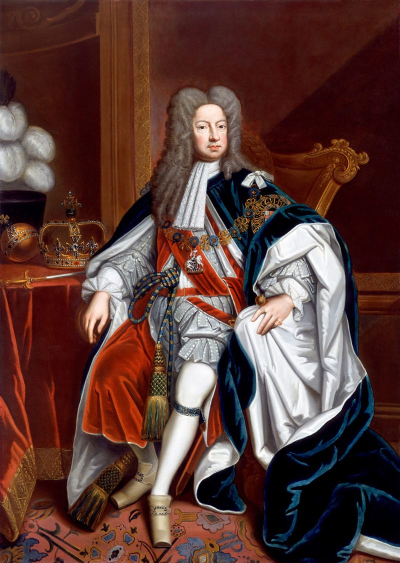 NPG 544, King George I, studio of Sir Godfrey Kneller, Bt, oil on canvas, (1714), © National Portrait Gallery, London