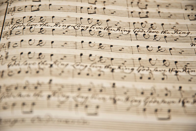 Coronation Anthems, Anthem I, Zadok the Priest, HWV258, George Frideric Handel, Manuscript full score, c.1740 © Gerald Coke Handel Collection, The Foundling Museum