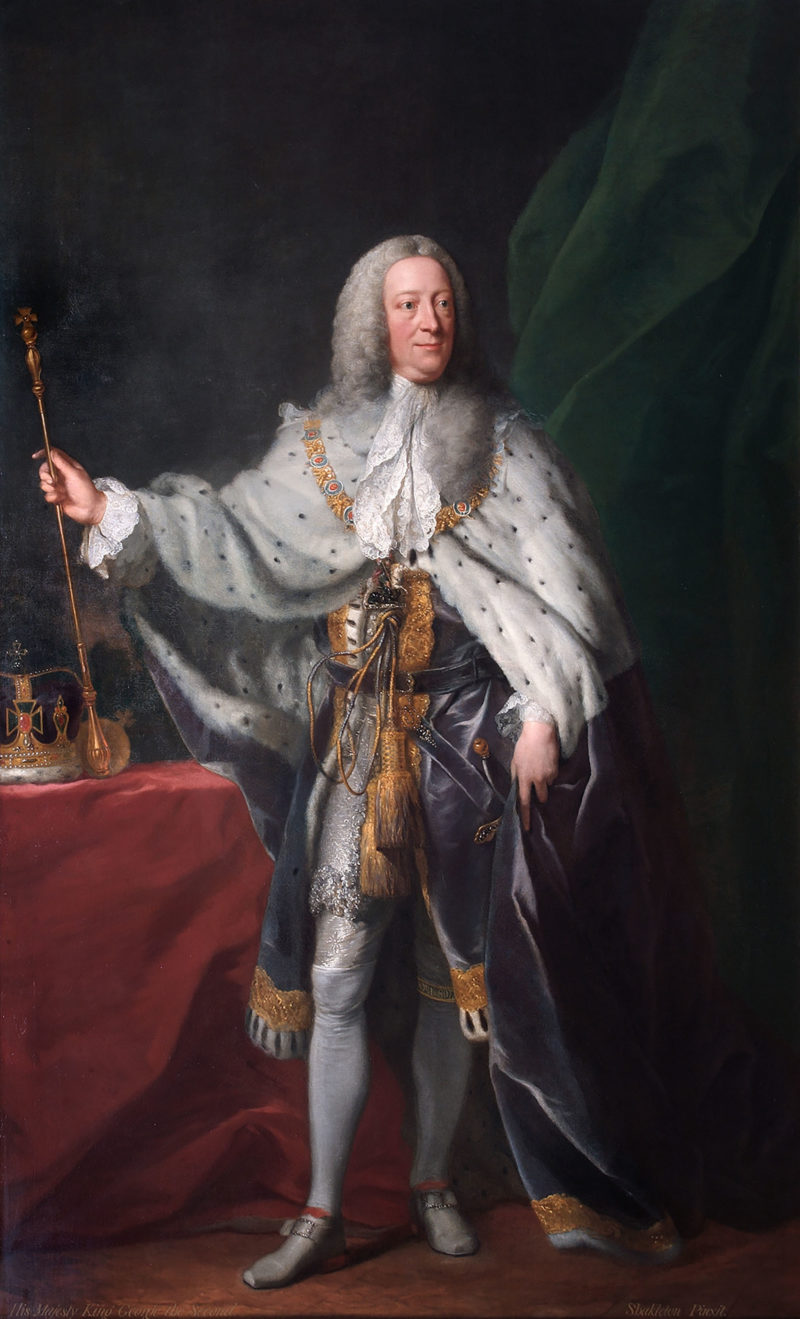 Portrait of King George II, John Shackleton, Oil on Canvas, 1758 © Coram in the care of the Foundling Museum