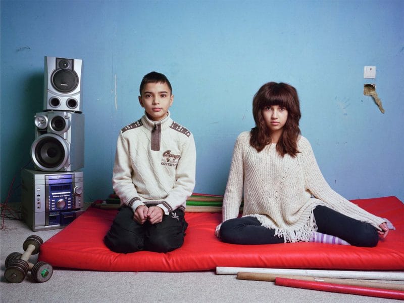 This camp was set up in a forest near Dymer Village, in the Kyiv region, to provide support and treatment for a limited two-week period to children who live on the frontline, or who have been displaced or orphaned due to the conflict. A group of one hundred children arrive, only to leave and be replaced by the next group two weeks later. I was present as one such group of children arrived and the distress was palpable. Two of the villages I visited where these displaced children came from were Luganke (Kristina’s home) and Avdiivka.
