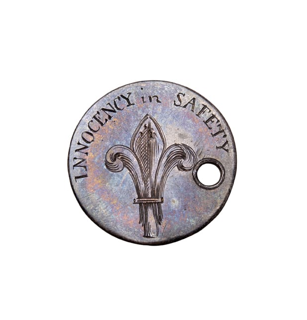 Token: Charles II shilling