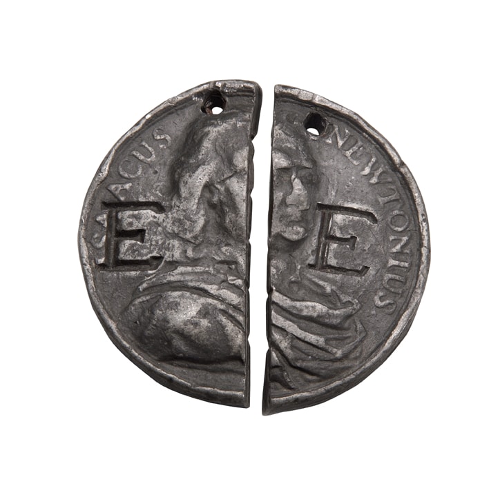 Split medal token, 1727 © Foundling Museum