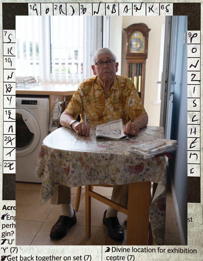 Henry Grainger, former pupil, born 1937, photographed in his kitchen in Lancaster