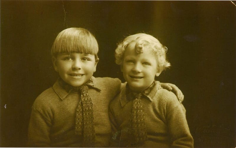 Bert with his foster brother Bob