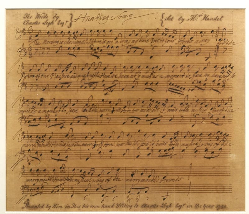 Handel's Hunting Song © Fitzwilliam Museum, Cambridge, reproduced by permission of the Legh family