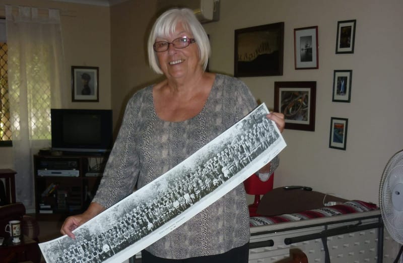 Beatrice Hitt in her home in Western Australia