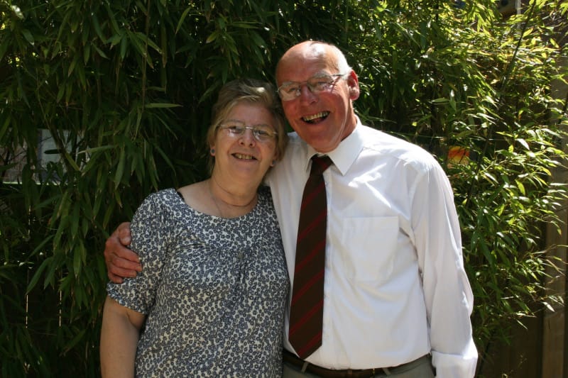 Charles with his sister Valerie