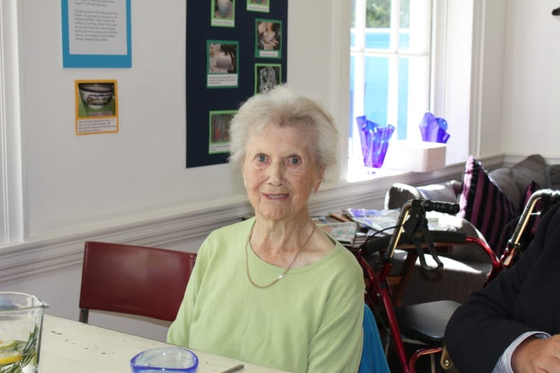 Helen Sharland aged 97 in the Museum