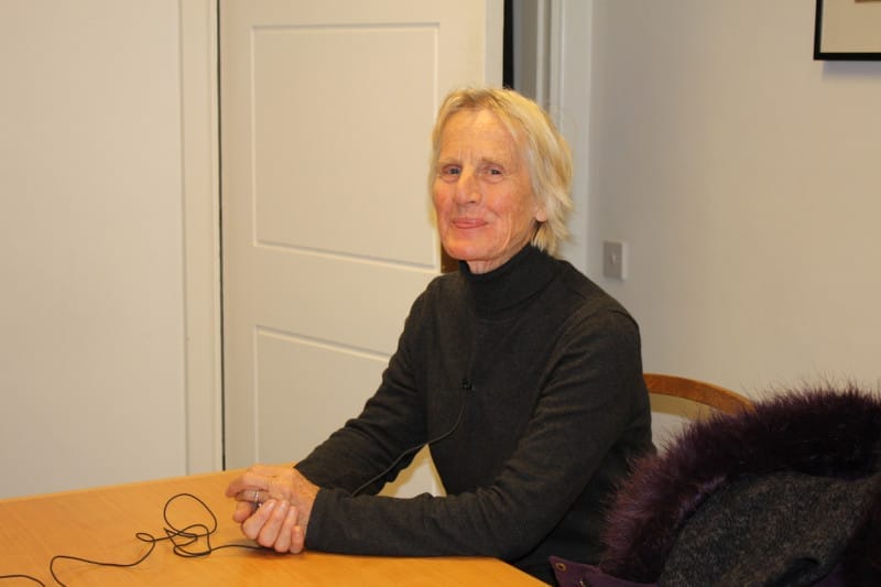 Pamela McMurtry aged 72 in the Museum