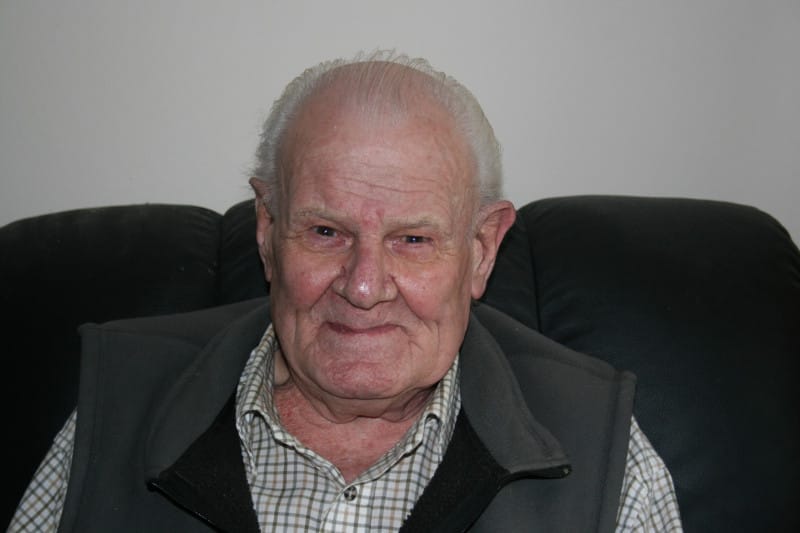 John Thurston aged 83 in his home