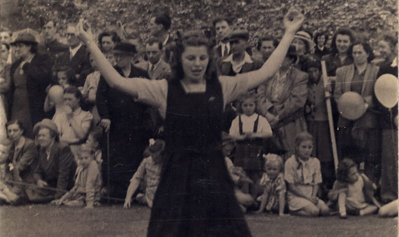 Lorna doing Scottish dancing