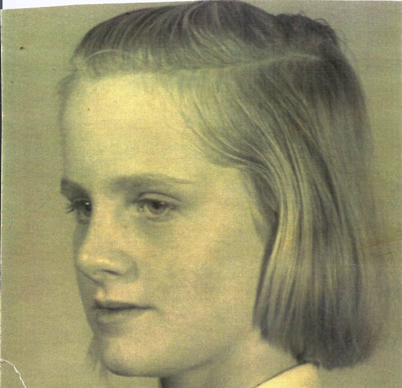 Pamela as a schoolgirl