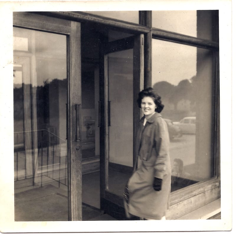 Pearl at her workplace